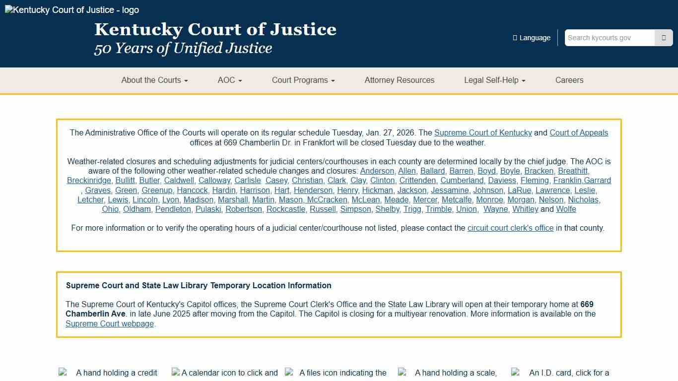 Kentucky Court of Justice - Kentucky Court of Justice